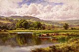 Henry H. Parker - The River Mole, Dorking Surrey painting